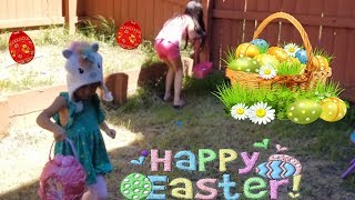 Our Fun Easter day vlog | Eggs Hunt | Eggs color | Easter BBQ