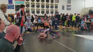 Blake 6U 2/10/18 Bear Claw Brawl pin 1