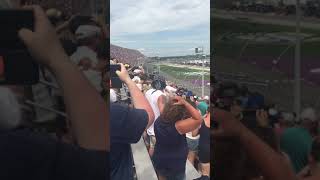 Start of the 2019 nascar consumers energy 400 at Michigan International Speedway