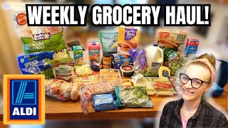 ALDI HAUL! FAMILY OF FOUR WEEKLY GROCERY SHOP WITH PRICES