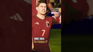 FC24 EURO2024!!Ucrania vs Belgica!!De Bruyne!!🇺🇦🇧🇪!!Golazo!!