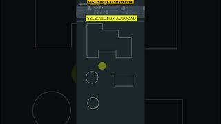 Selection Problem in AutoCAD #shorts #autocad