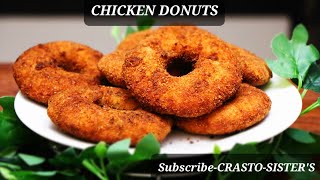 Try This Quick And Easy Recipe Of Chicken Donuts 🍩