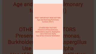 "Pneumothorax in Cystic Fibrosis" - Risk Factors