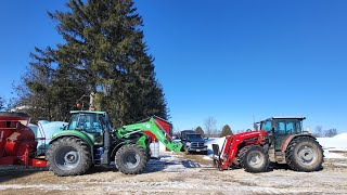 Dairy Farming In Ontario | Weighing Milk | Selling Hay | Mixing Feed @DairyfarmersCa(S1E36)