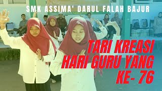 Tarian Hari Guru. SMK Assima'Darul Falah Bajur. // Cindai - Siti Nurhaliza.