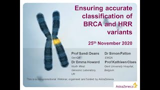 BRCA and HRR gene Variant Classification 2020 (Run 5) Webinar 1