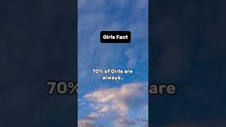 70% of Girls are always😱💥 || Girls Fact..#shorts #shortfeeds