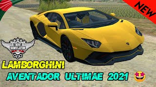 Bussid - Lamborghini Aventador Ultimae 2021 Car Mod ||  Bus Simulator Indonesia