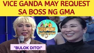 VICE GANDA MAY NAKAKAGULAT NA PARINIG SA BOSS NG GMA NETWORK