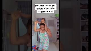 My infant enjoys my company #baby #mom #momlife #parenting #shorts #fyp #youtubeshorts #mama #fypシ