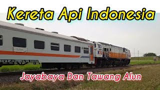 Kereta Api Jarak Jauh!! Melesat Kencang Di Lawang