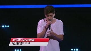 Aydan Calafiore - Say You Won't Let Go | The Voice Australia 6 (2017) | Blind Auditions