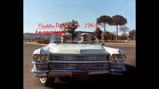 Cadillac DeVille Convertible 1964 (Le corniaud) #moviecars #cabillacdeville #LouisdeFunès