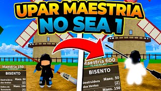 COMO UPAR MAESTRIA RAPIDO NO SEA 1 DO BLOX FRUITS