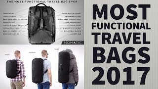 Most Functional Travel Bags 2017 | top 5 travel bag luggage | Stylish Ultimate Adventure Travel Pack