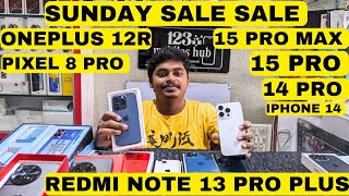 Sunday sale sale 15 pro under warranty 15 pro max OnePlus 12r redmi note 13 pro plus special edition