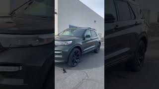 How does the Forged Green look on the 2023 Ford Explorer ST? #ford #carsforsale #poll