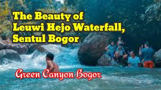 The Beauty of Leuwi Hejo Waterfall, Sentul Bogor, Indonesia [Green Canyon Bogor]