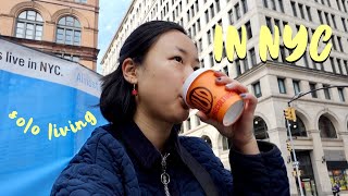 Weekend VLOG in NYC - solo living, dogsitting, orange wine, Xi'an food