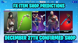 December 27th 2023 Fortnite Item Shop CONFIRMED / Fortnite Early Item Shop Prediction December 27th