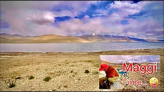 Tso Moriri Lake In Ladakh || Snowfall and Maggi || Zansakar expedition continues || Part 18