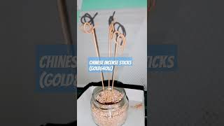 Chinese Incense sticks | gold&roll #shortvideo #lucky #incense