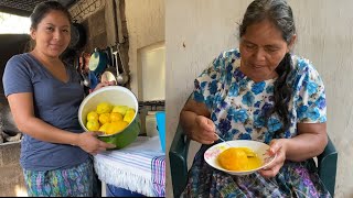 Se nos antojó una rica conserva de mangos