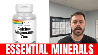 Solaray Calcium, Magnesium, Zinc Review - Benefits of Essential Mineral Supplements - Muscle & Bone