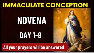 Immaculate Conception Novena Day 1- 9 || Novena to Our Lady of the Immaculate Conception Day 1 to 9