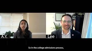 What was the most stressful part about the college admissions process?