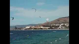 Kite Surfers in Southern Italy