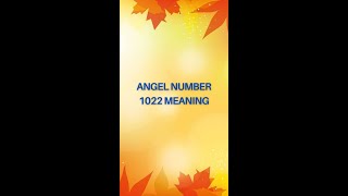 Angel Number 1022 Meaning - #shorts