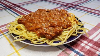 my kids love this spaghetti! 10 minute recipe,  fast and delicious