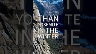 Wonder! #travel #yosemite #winter #snow #snowfall #beautiful #outdoors #nationalparks #explore