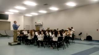 Dimensions performed by Stauffer Middle School Beginning band