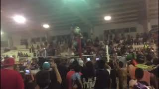 La Parka luchando en Monterrey / Noviembre de 2018