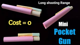 Mini Pocket paper Gun /paper gun cheaper and easy shooting gun.