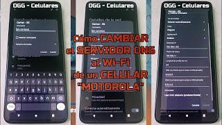 Cómo cambiar el servidor DNS al Wi-Fi de un celular Motorola