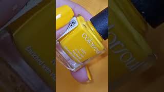 Luminous Yellow Shade by Colorsoul beauty.....💛😍 | Get Nailed !! | #shorts