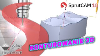 SprutCAM 15  - Konturowanie 3D | Contouring 3D | #CNC #Conturing #Metalwork #CNCwork