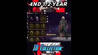 4nd 1/2 year id collection #Grena free fire Game #youtube short