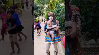 nona bety gendong bayi #shorts #funyvideo