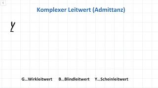 Admittanz (Komplexer Leitwert)