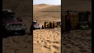 حادثه در کویر مرنجاب 😔🥵🥵🥵🥵 #viral #viralvideo #offroad #viralshort #viralvideos