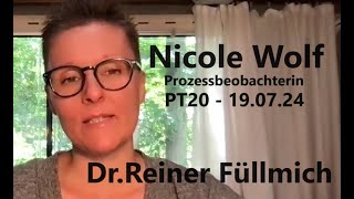 19 07 24   "Unverständliches Beharren"  im Fall :  Füllmich. Ein Bericht von Nicole Wolf