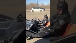 Batman in 3 wheeler #shorts #cars #supercars #cleancars #drifting #awesome #trending #viralvideos