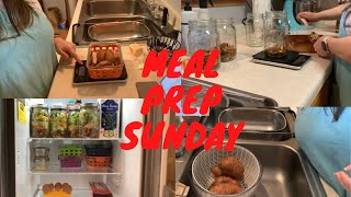 MEAL PREP WK 7 WEIGHT LOSS | How to meal prep for weight loss for single women for a week