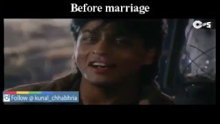 Srk Before and after marriage