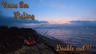 VERNS SEA FISHING | MORE CODLING AND FLOUNDER ON A VERY COLD NIGHT AT THE RIVER HUMBER